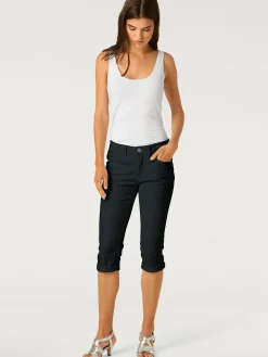 Pantalon effet ventre plat coupe skinny