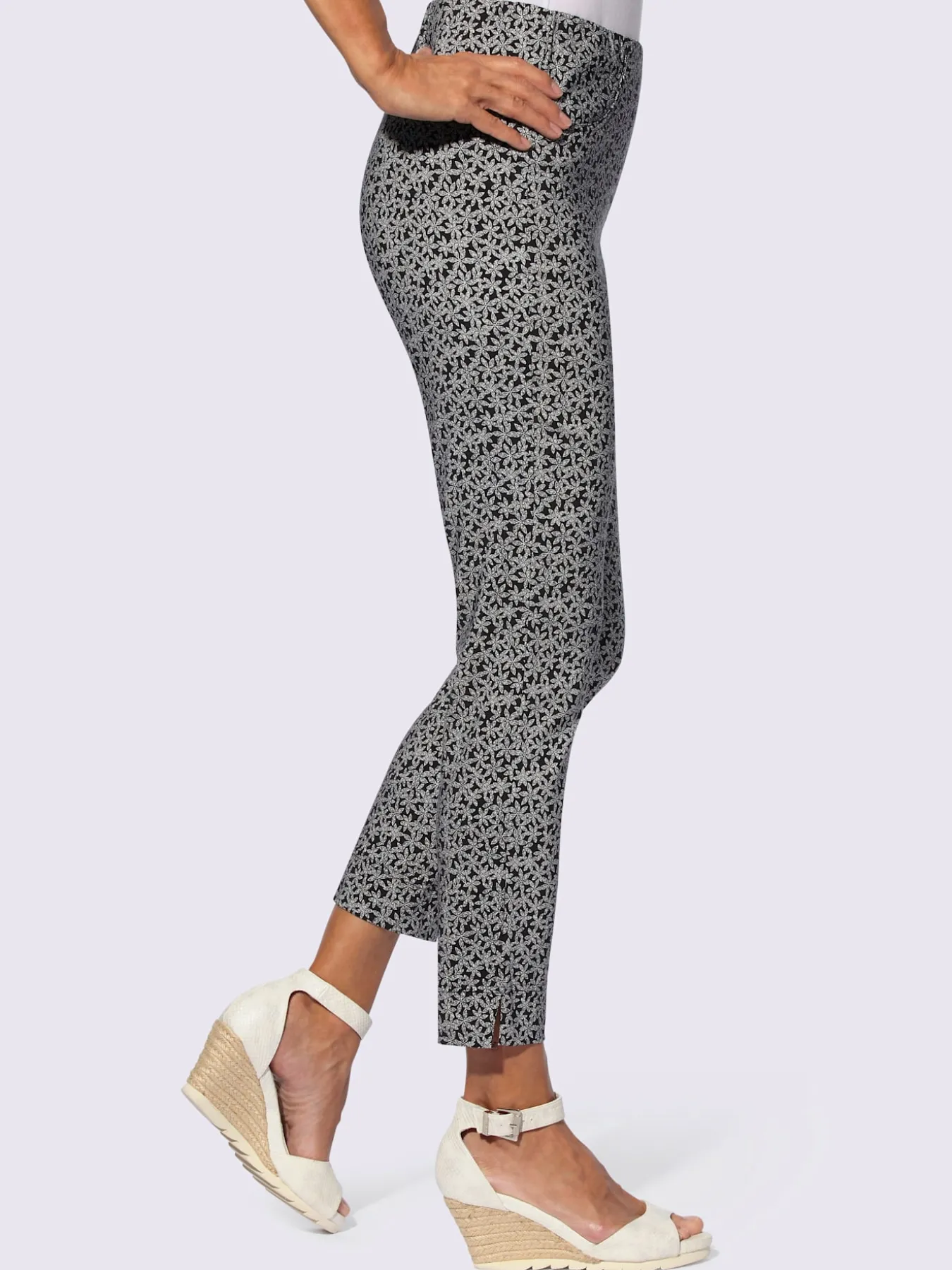 Pantalon en bengaline avec viscose