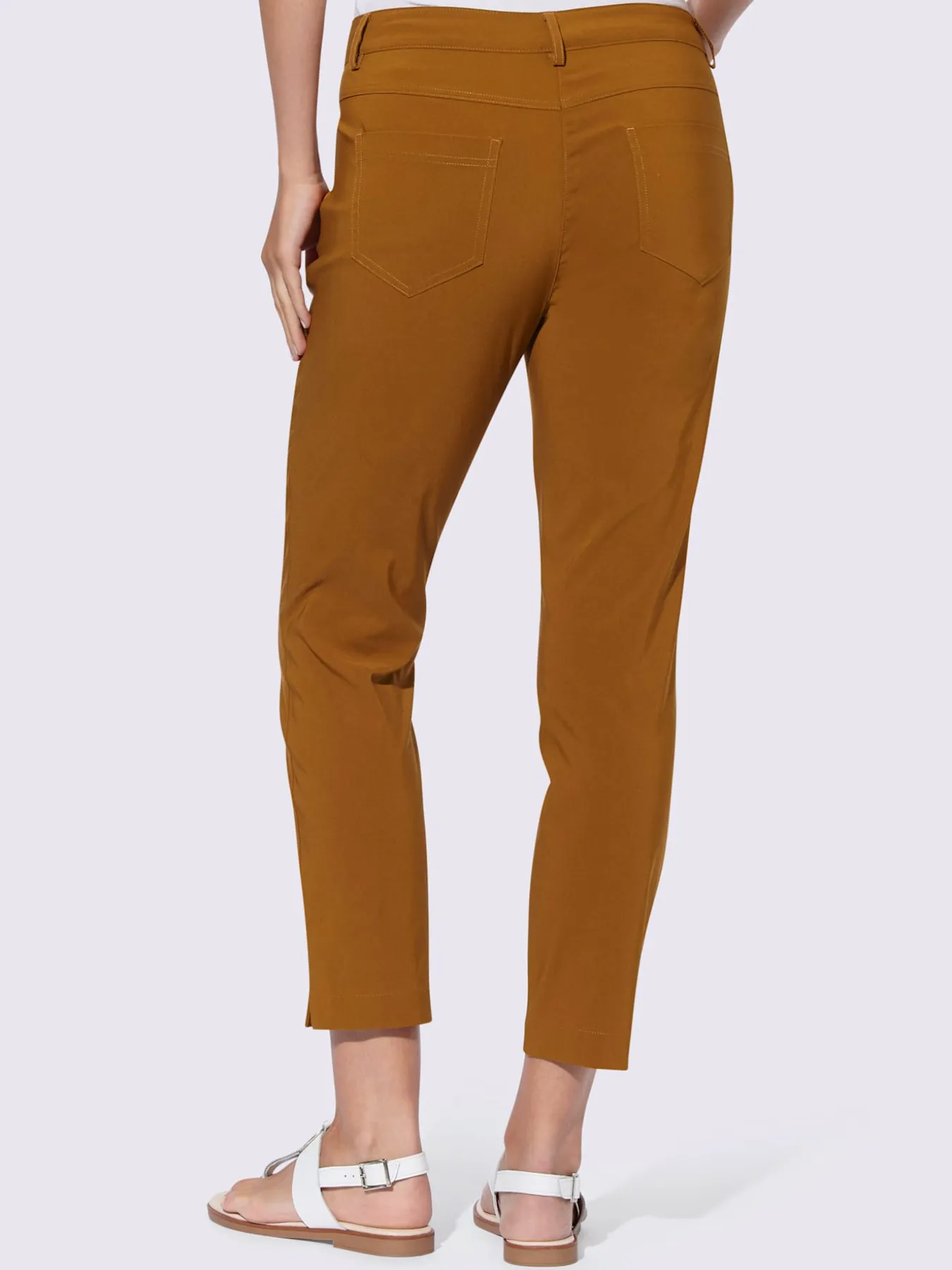 Pantalon en bengaline jambes étroites
