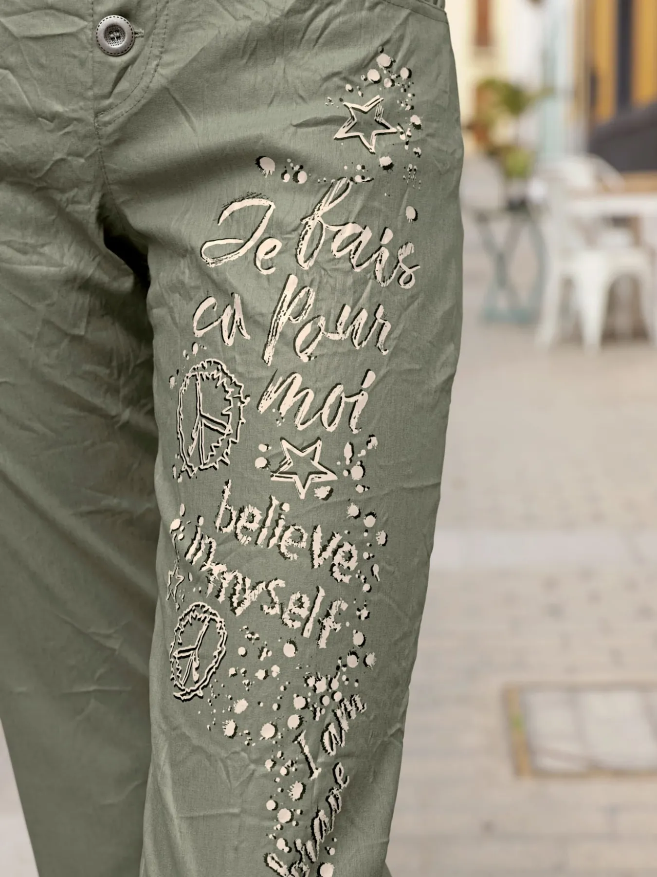 Pantalon en bengaline revêtement