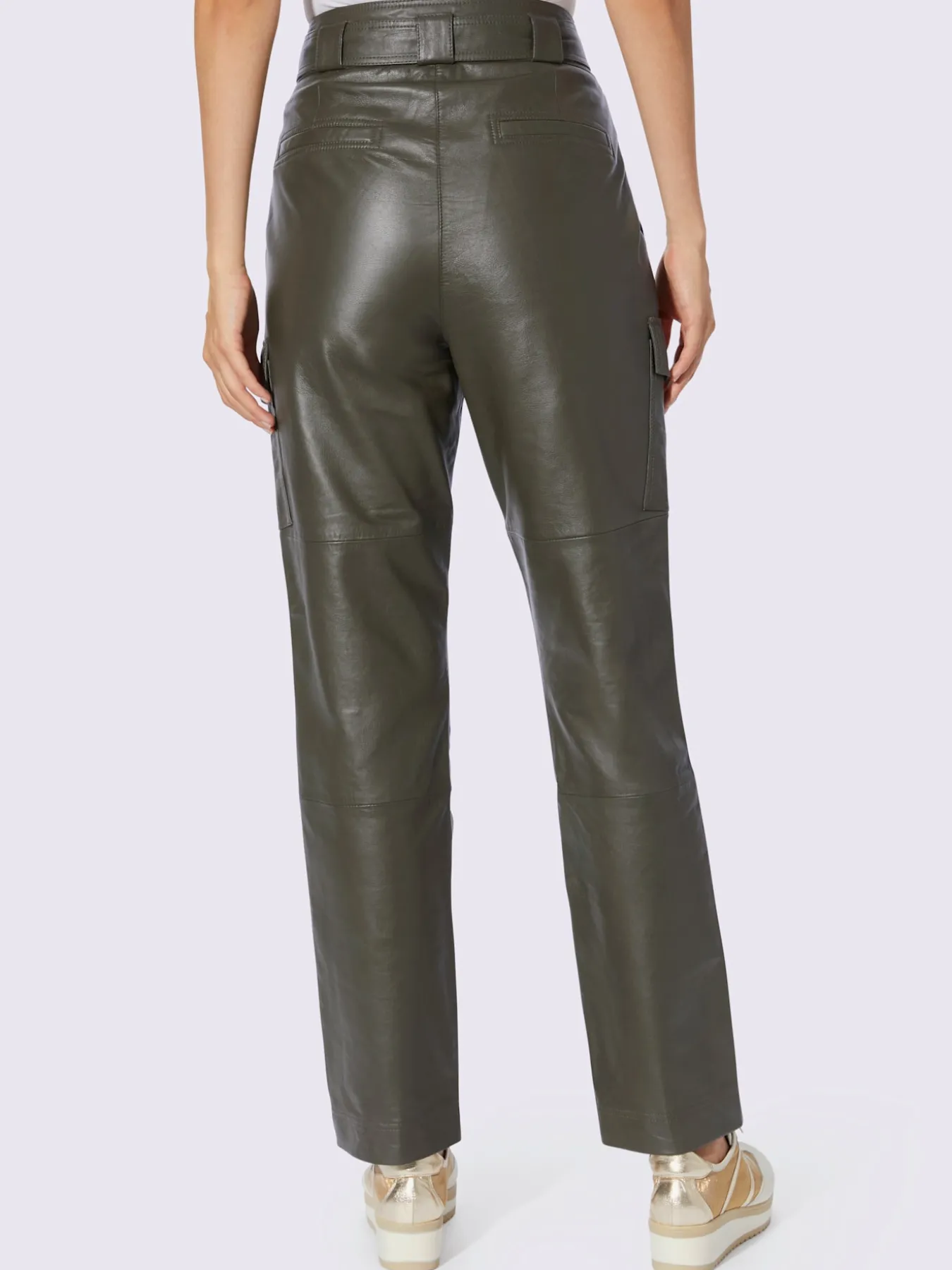 Pantalon en cuir cuir agneau nappa très doux