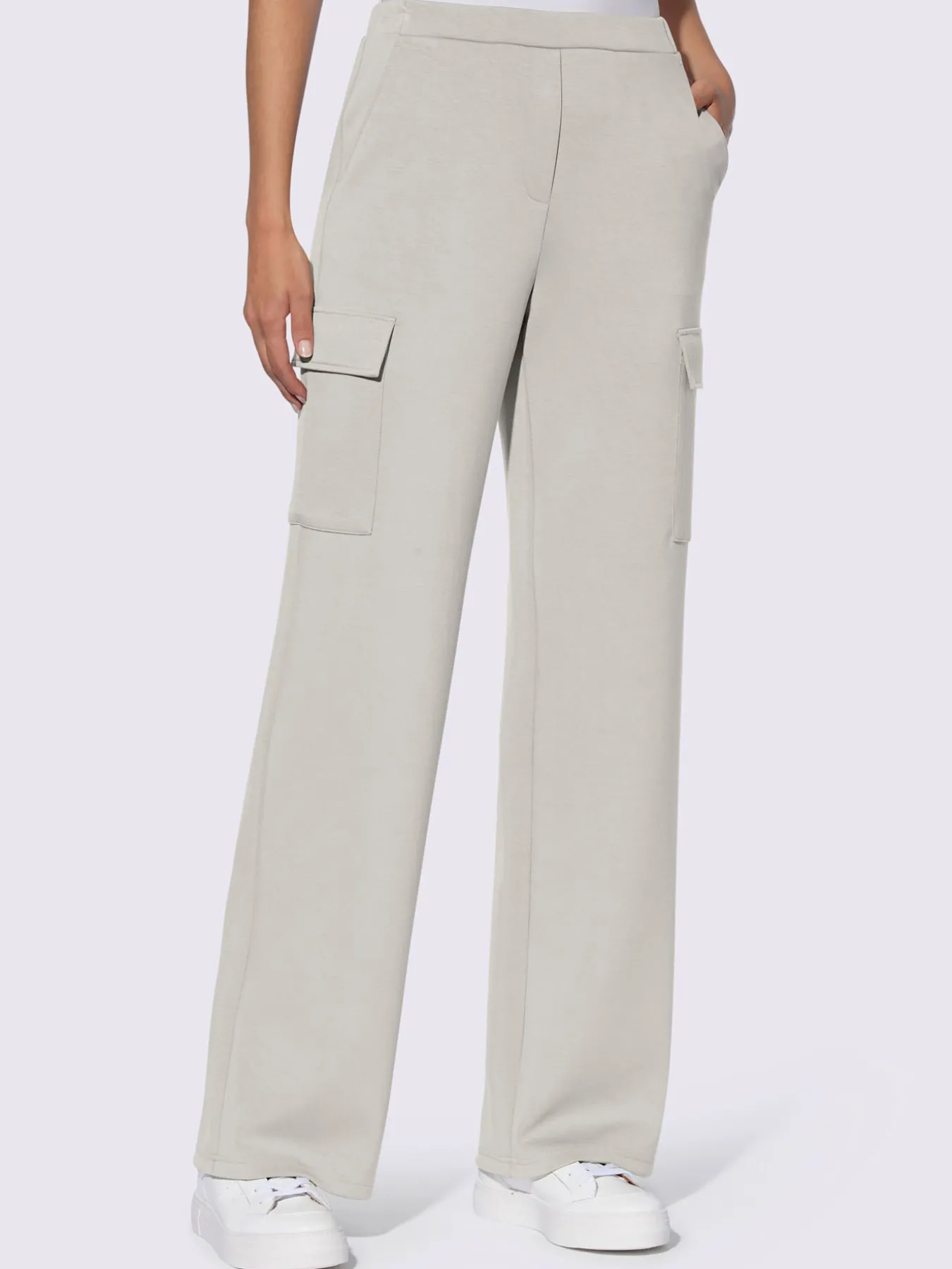 Pantalon en jersey ceinture élastique confortable