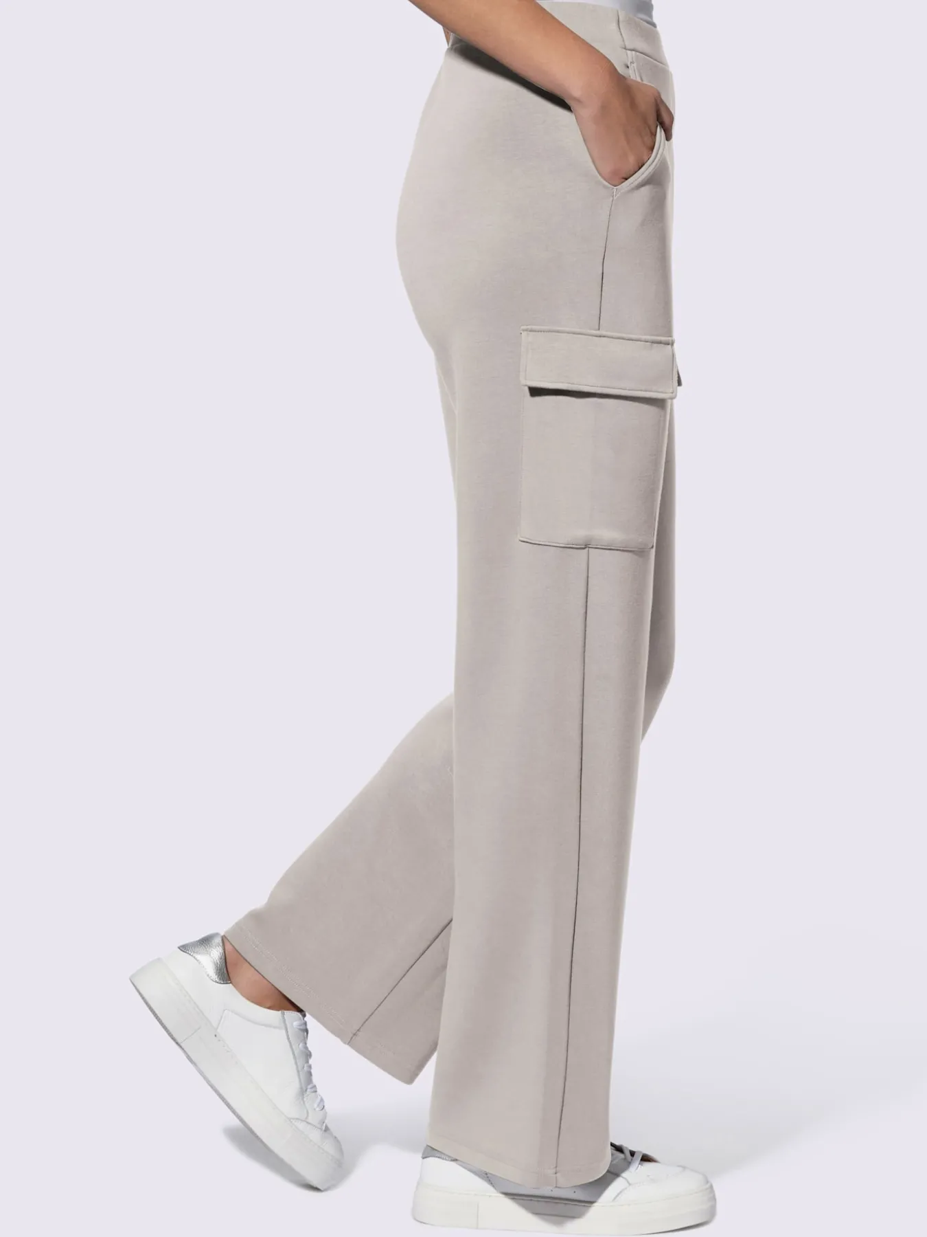 Pantalon en jersey ceinture élastique confortable