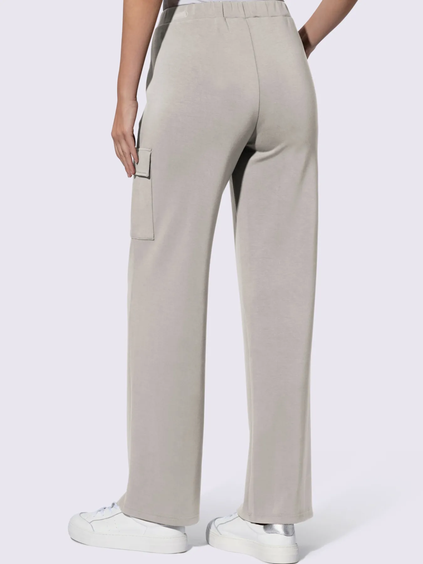 Pantalon en jersey ceinture élastique confortable