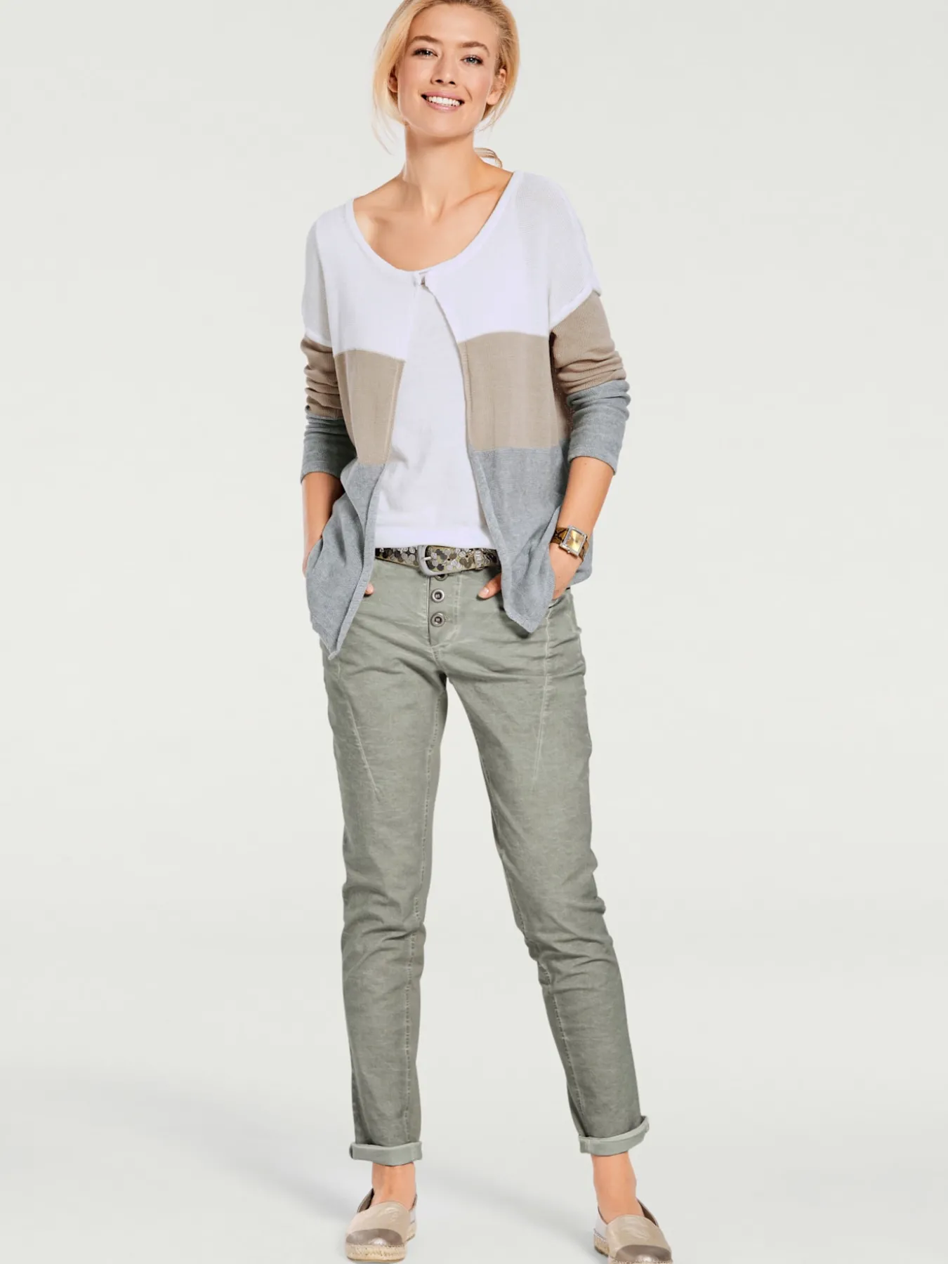 Pantalon en jersey coupe carotte