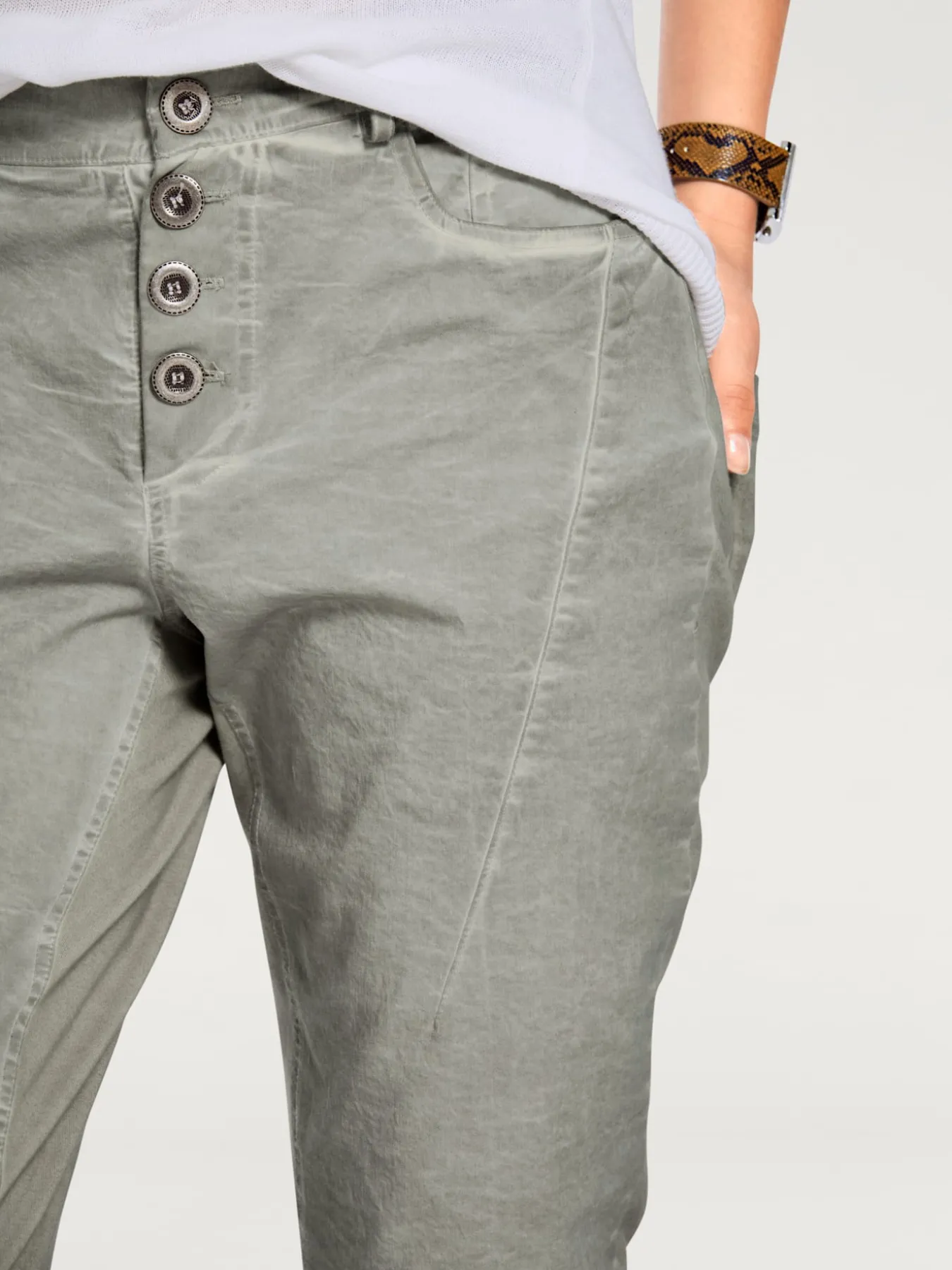 Pantalon en jersey coupe carotte