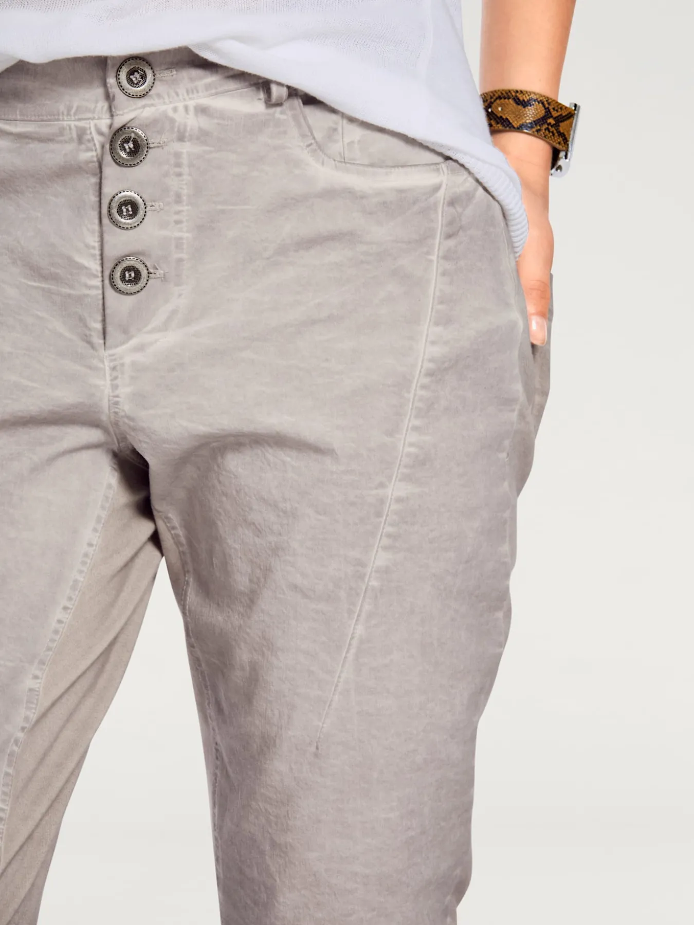 Pantalon en jersey coupe carotte