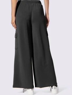 Pantalon en jersey poches cargo plaquées