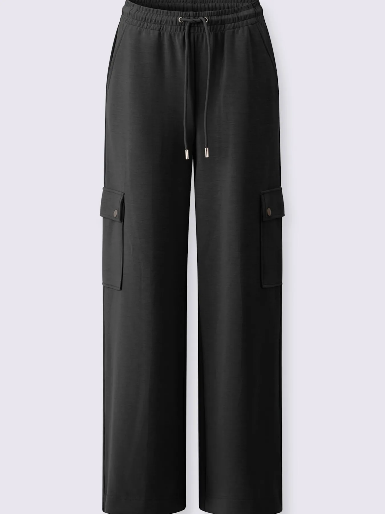 Pantalon en jersey poches cargo plaquées
