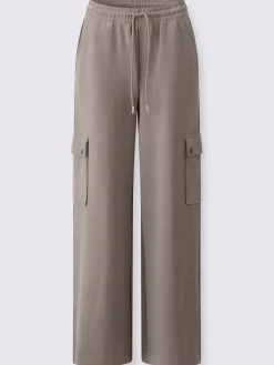 Pantalon en jersey poches cargo plaquées