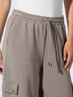 Pantalon en jersey poches cargo plaquées
