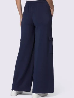 Pantalon en jersey poches cargo plaquées