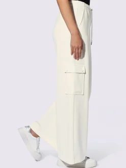 Pantalon en jersey poches cargo plaquées