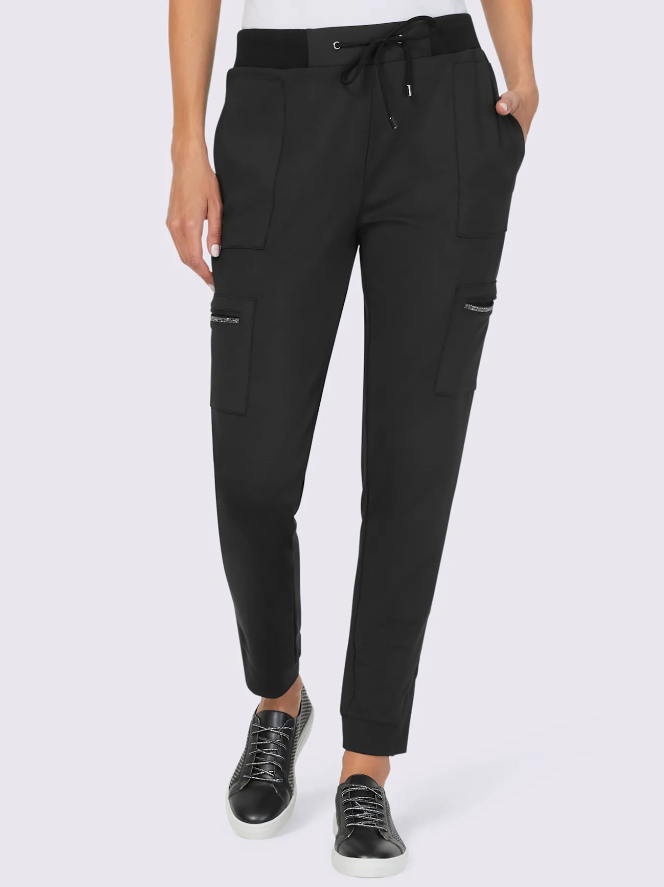 Pantalon en jersey style jogging tendance