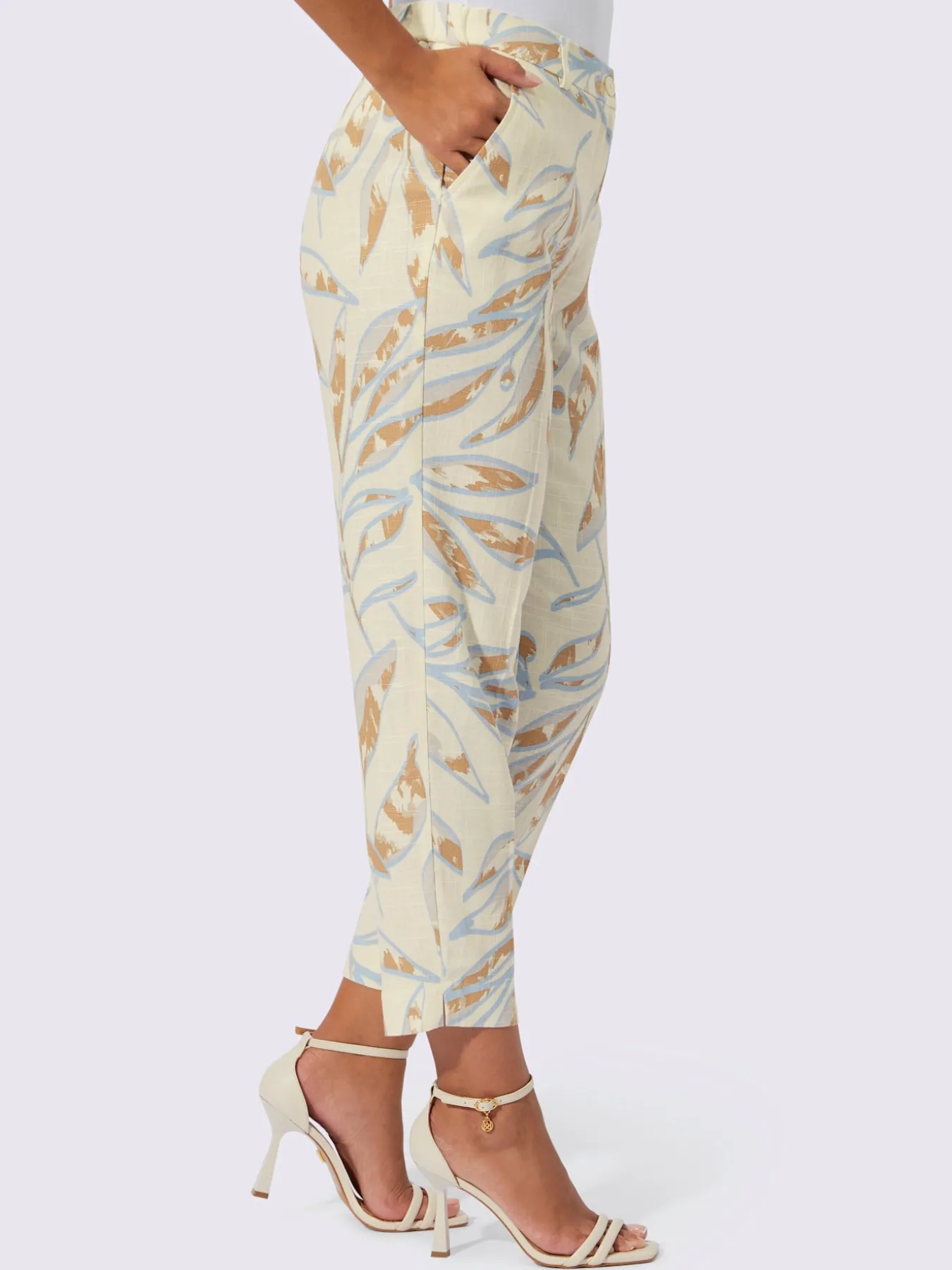 Pantalon en lin 25% lin