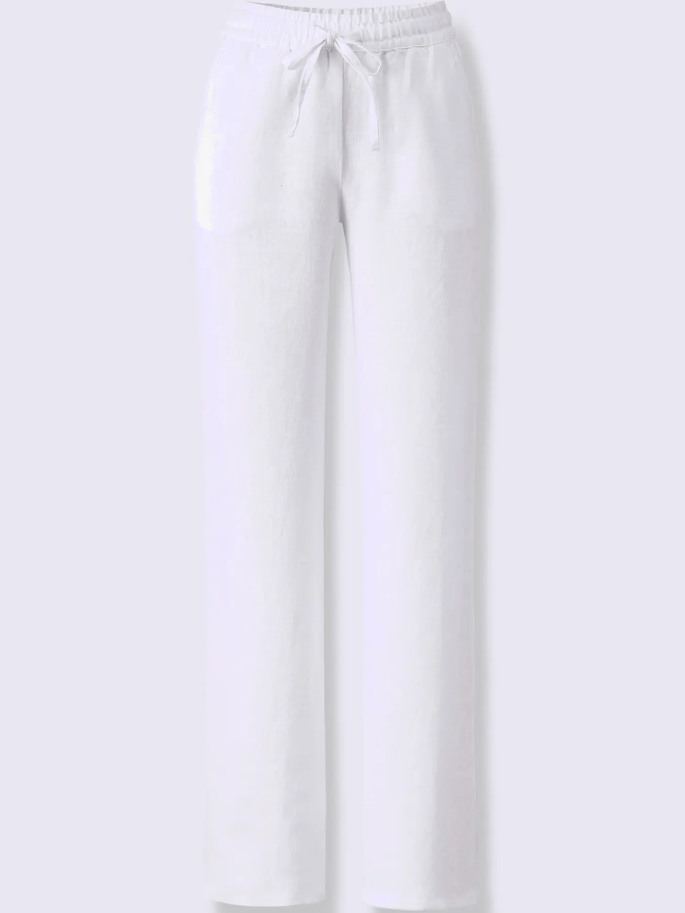 Pantalon en lin jambes larges mode