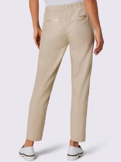 Pantalon en lin mélange viscose-lin estival