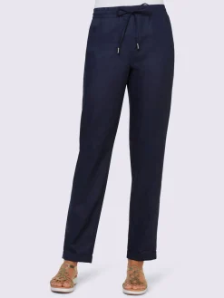 Pantalon en lin pur lin