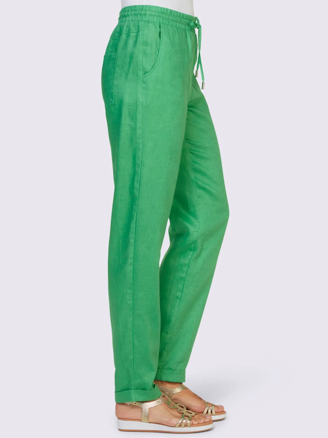 Pantalon en lin pur lin