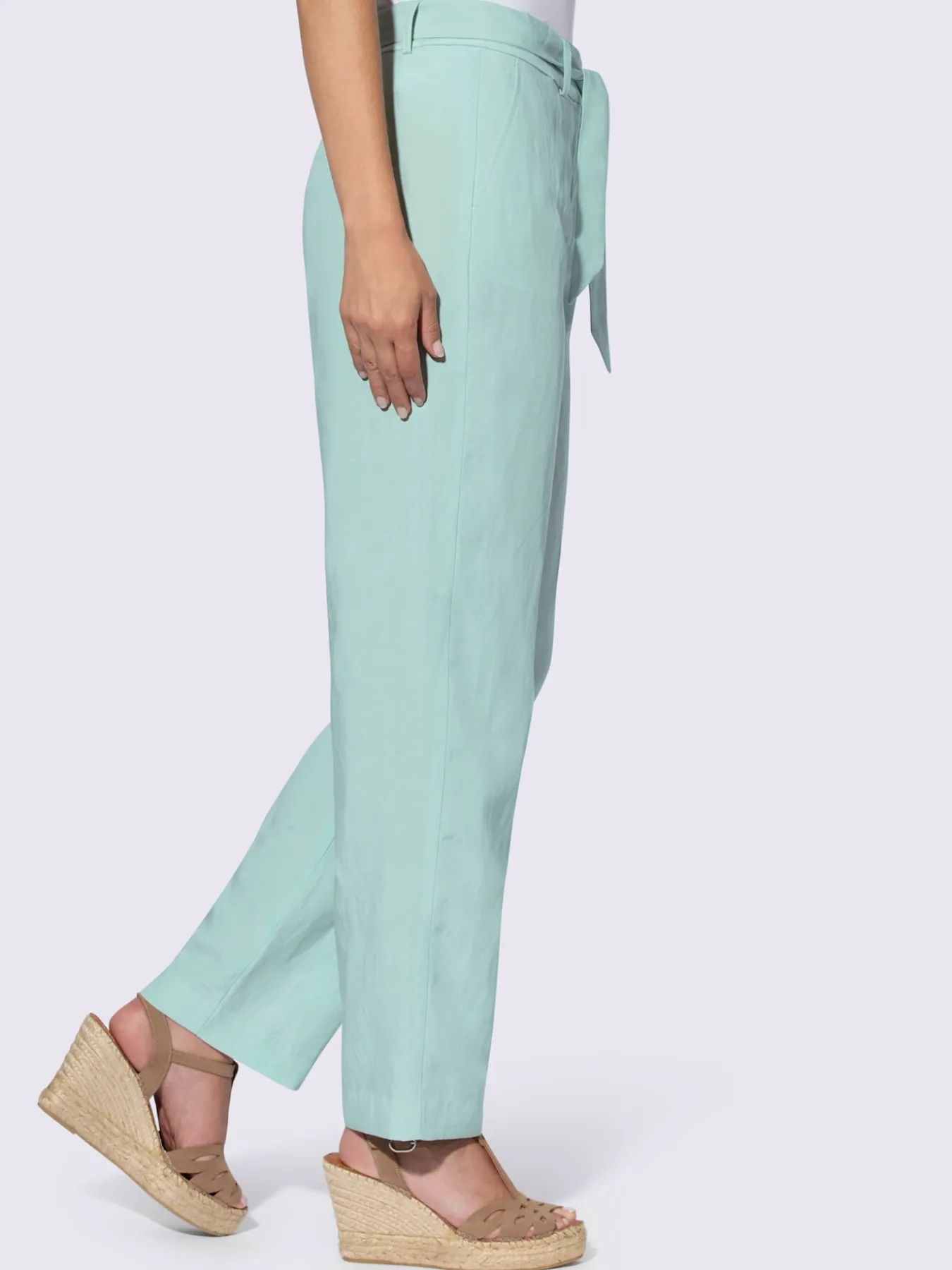 Pantalon en lin qualité lyocell estivale