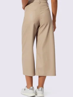 Pantalon en synthétique imitation cuir souple