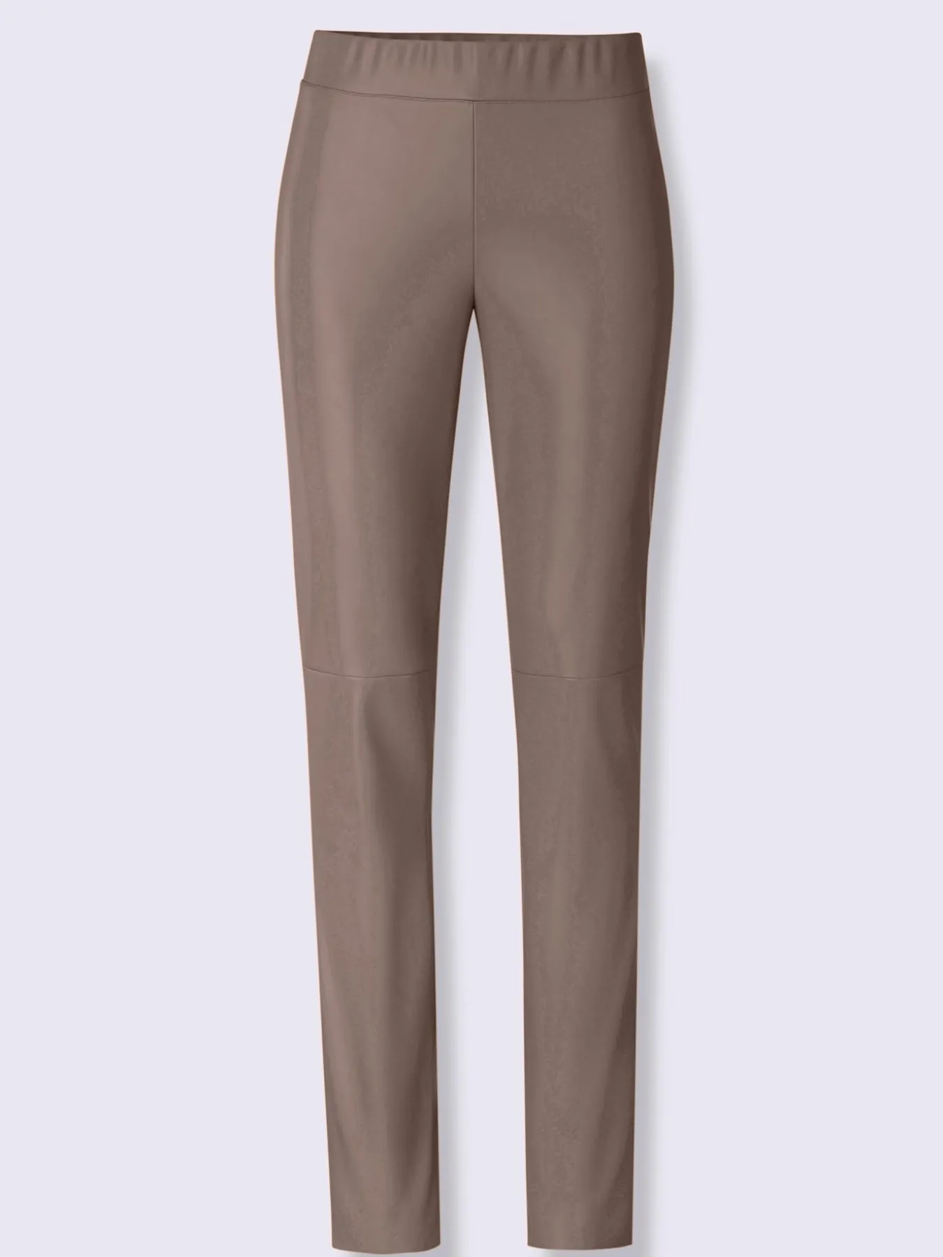 Pantalon en synthétique imitation cuir souple