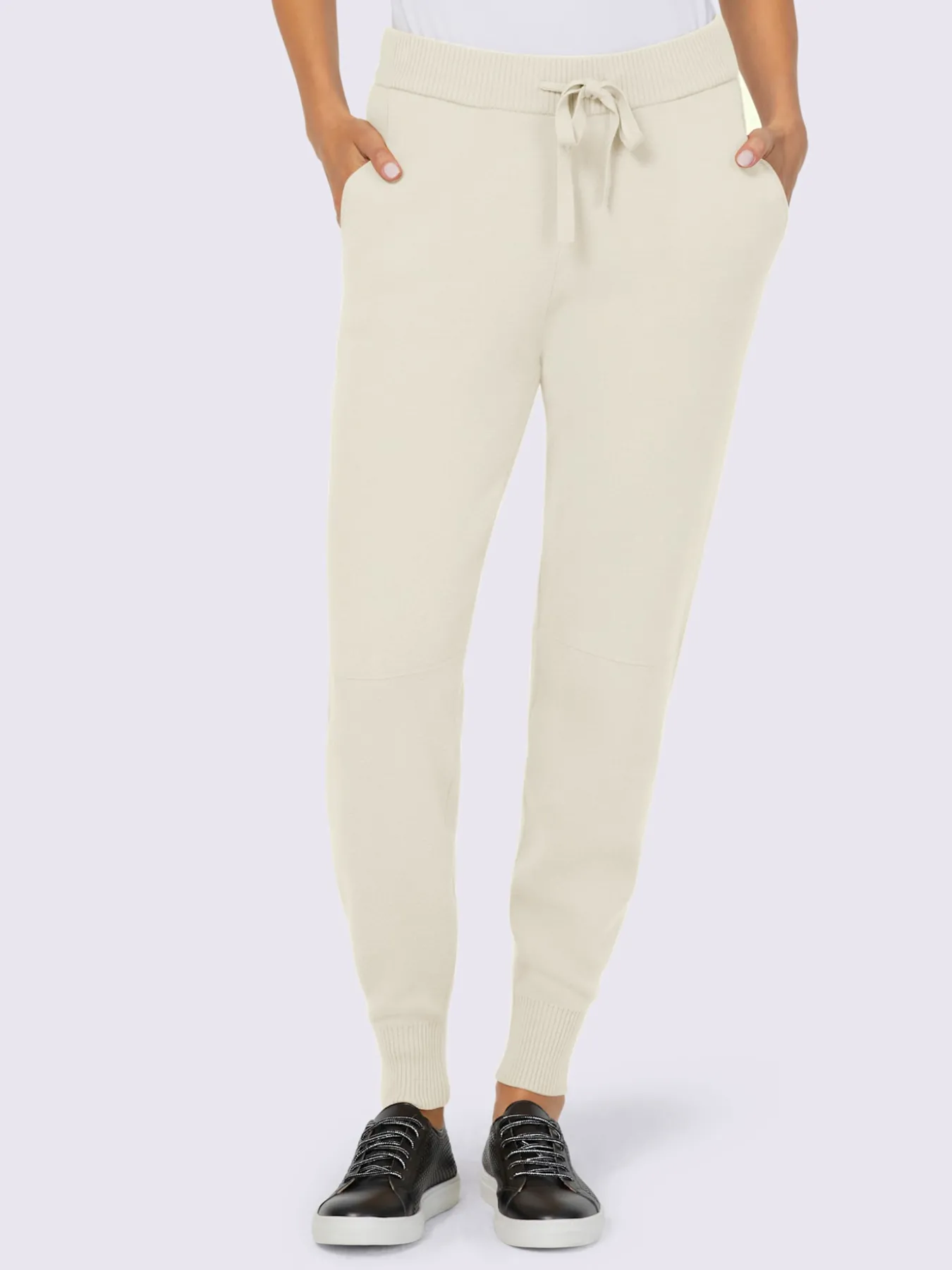 Pantalon en tricot 50% viscose