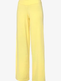 Pantalon en tricot avec jambes larges