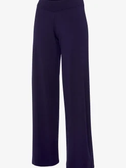 Pantalon en tricot avec jambes larges