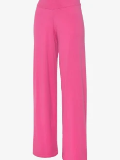 Pantalon en tricot avec jambes larges