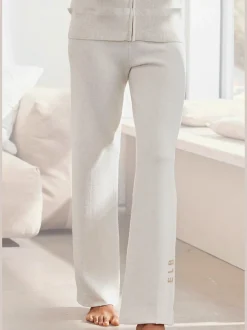 Pantalon en tricot doux et extensible