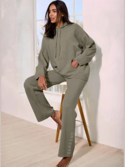 Pantalon en tricot doux et extensible