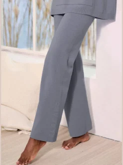 Pantalon en tricot doux et extensible