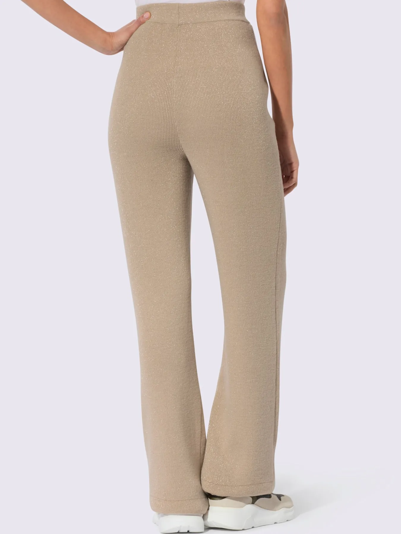 Pantalon en tricot matière de qualité supérieure avec laine vierge