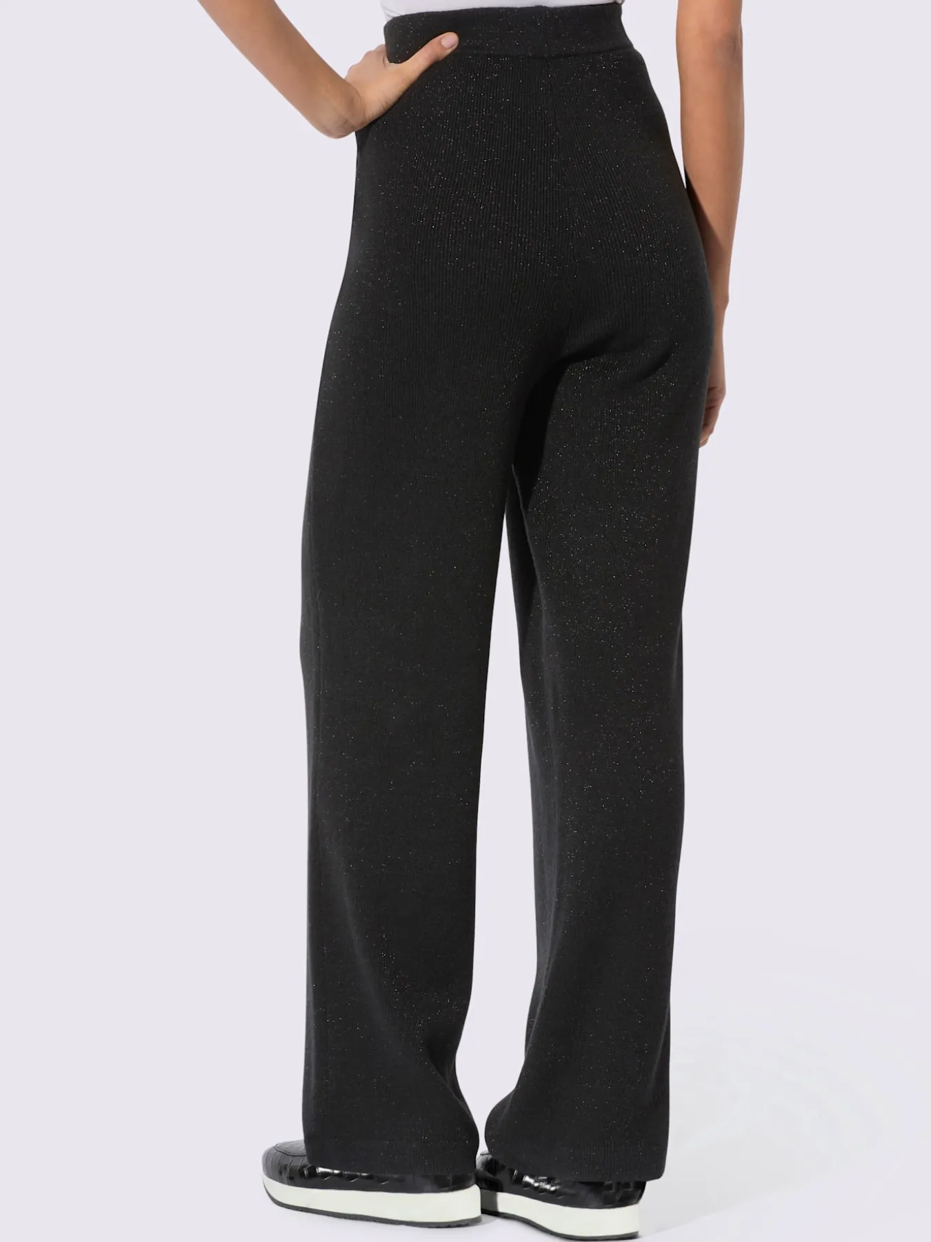 Pantalon en tricot matière de qualité supérieure avec laine vierge