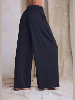 Pantalon extra-large et doux avec pinces