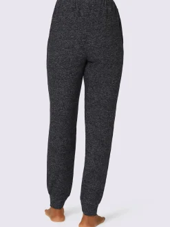 Pantalon femme effet tricot coupe décontractée