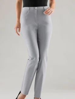 Pantalon féminin à coupe 5 poches classique