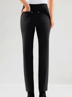 Pantalon féminin à coupe 5 poches classique