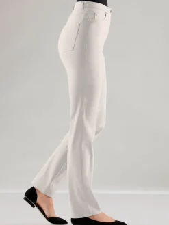 Pantalon féminin à coupe 5 poches classique