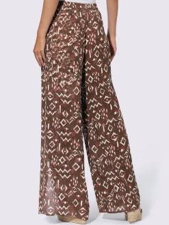Pantalon imprimé ethnique mode