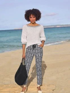 Pantalon imprimé imprimé mode