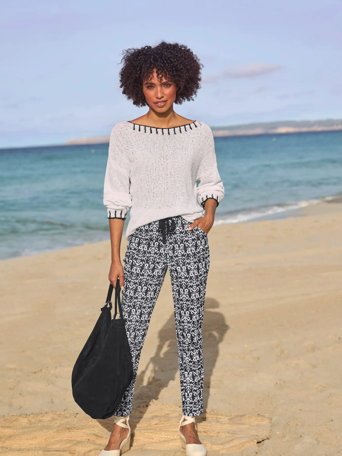 Pantalon imprimé imprimé mode