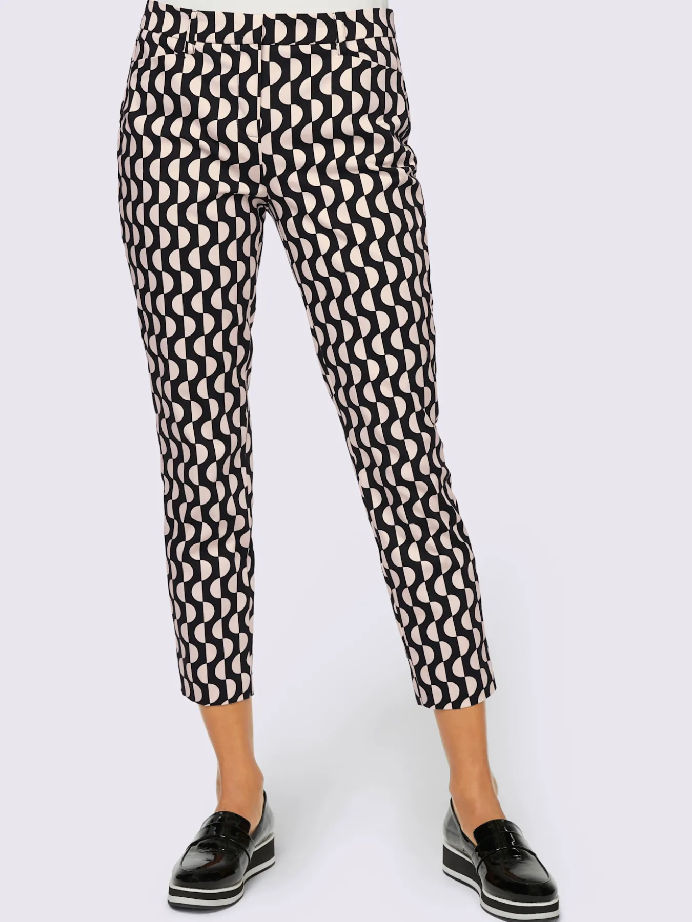 Pantalon imprimé motif graphique