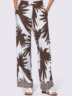 Pantalon imprimé qualité tissée