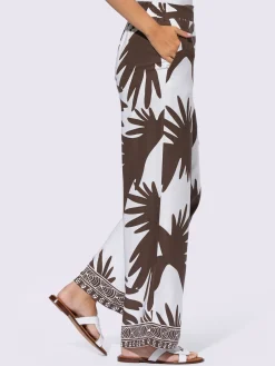 Pantalon imprimé qualité tissée