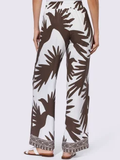 Pantalon imprimé qualité tissée