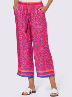 Pantalon imprimé qualité tissée