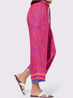 Pantalon imprimé qualité tissée