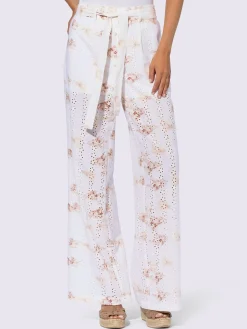 Pantalon imprimé qualité tissée